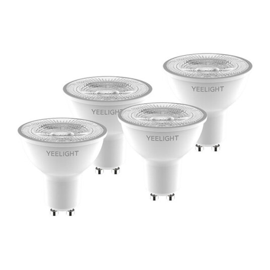 Yeelight Led-Lyspære Gu10 4.8 W Klasse G 2700 K En Pakke 4 Yeelight Led-Lyspære Gu10 4.8 W Klasse G 2700 K En Pakke 4