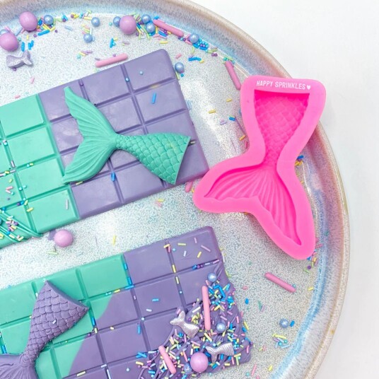 Happy Sprinkles Silikonform Mermaid Tail 