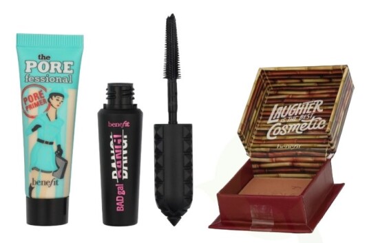 Benefit Icons Makeup Set 14 g The Porefessional Primer 7,5 ml / BADGal Bang! Mascara 4 g / Hoola Bronzer 2,5 g Benefit Icons Makeup Set 14 g The Porefessional Primer 7,5 ml / BADGal Bang! Mascara 4 g / Hoola Bronzer 2,5 g