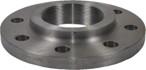 1,1/2" svart flens med gjenger PN6 EN1092-1 T013 P250GH