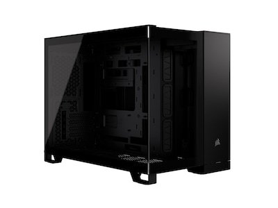 Corsair 2500X Midi Tower PC med Herdet Glass og Sort Finish Corsair 2500X Midi Tower PC med Herdet Glass og Sort Finish