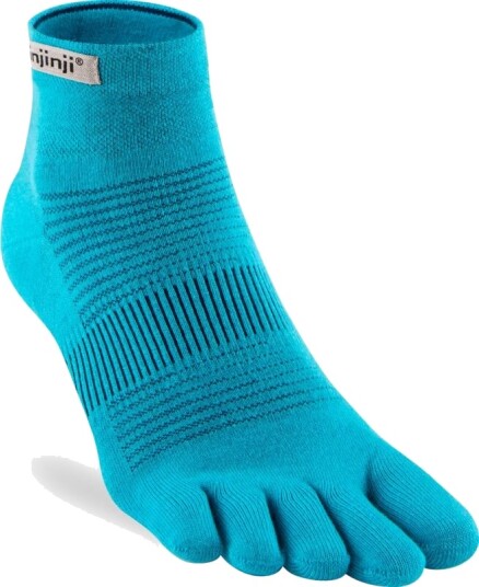 Injinji Men"s Run Lightweight Mini-Crew Pacific Blue, L