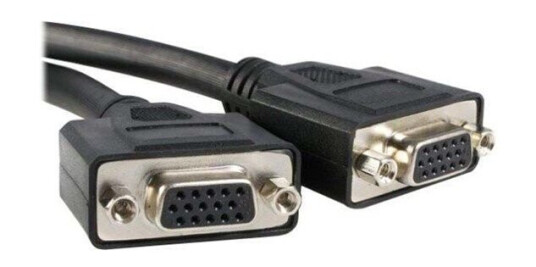 StarTech DMS-59 til Dual VGA Splitterkabel 20 cm - Svart