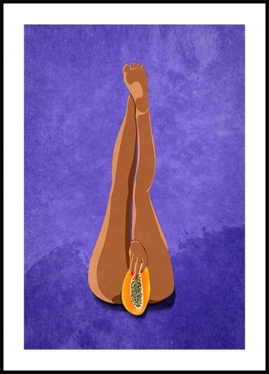 My Papaya Plakat Plakat / 30x40cm My Papaya Plakat Plakat / 30x40cm