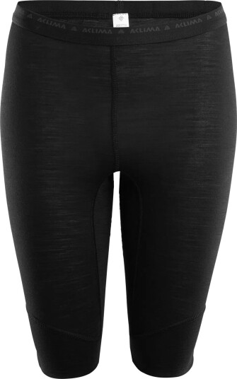 Aclima LightWool Shorts Long Women XL, Jet Black
