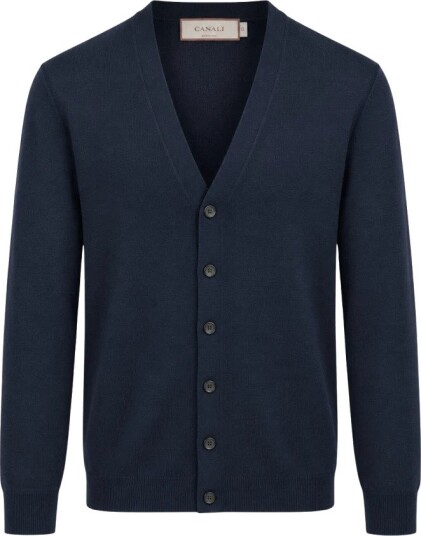 Canali Herre Strikkevarer Blå 3XL,