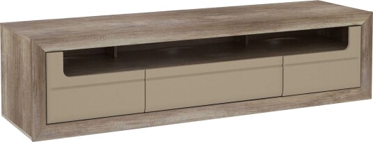 Corlius Tv-benk 194 cm - Beige/Brun
