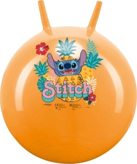 Disney Lilo & Stitch Skippy Ball Sprettball Med Håndtak 50cm