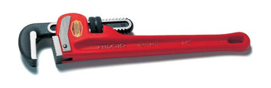 Ridgid Rørtang 1½" L-stanghåndtak med 40 mm kapasitetskjefter