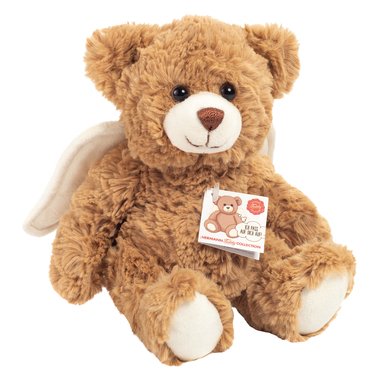 Teddy HERMANN Skytsengel bamse lysebrun 20 cm Teddy HERMANN Skytsengel bamse lysebrun 20 cm