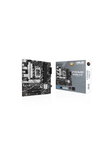 ASUS PRIME B760M-A D4-CSM Micro-ATX Hovedkort med Intel LGA1700 og DDR4 RAM ASUS PRIME B760M-A D4-CSM Micro-ATX Hovedkort med Intel LGA1700 og DDR4 RAM