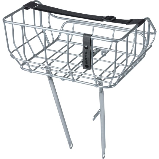 Basil Portland Sykkelkurv Chrome Basil Portland Sykkelkurv Chrome