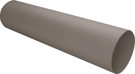 Fresh Plastsystem 125 Grå Pvc Plastrør Ø125 Mm Længde 1000 Mm. Mål Indv./Udv. Ca. 125/129 Mm.