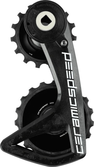 CeramicSpeed OSPW RS ALPHA SRAM Force E1 og Rival E1 svart team logo