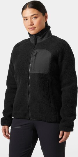 Helly Hansen Dame Imperial Tykk Børstet Fleecejakke Svart XL
