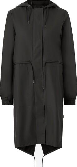Rains   Regnparkas String W Parka   Svart
