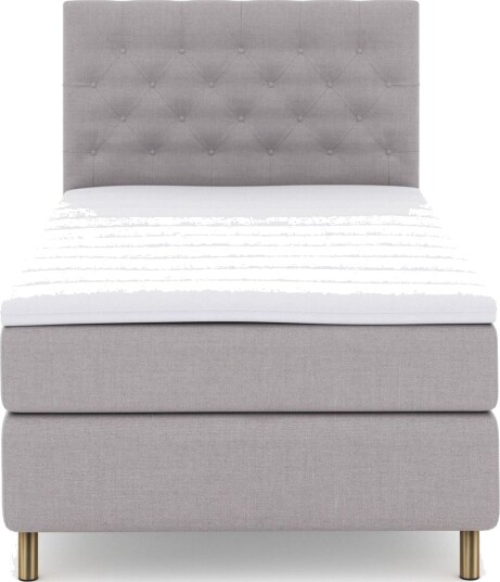 Select No 3 Komplett Sengepakke 120x200 Medium Lysegrå/Kobberben