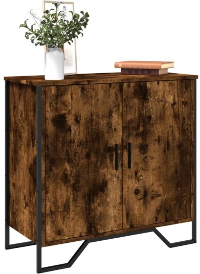 Skjenk røkt eik 78x35,5x74,5 cm konstruert tre 8721102811098