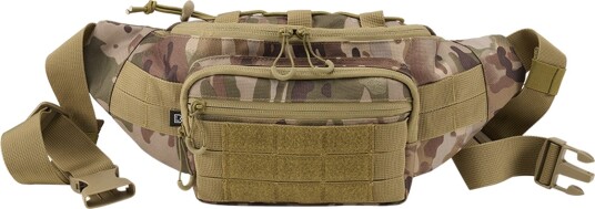 Brandit MOLLE Midjeveske / Crossbody 600D Polyester Oliven, Brun, Grønn