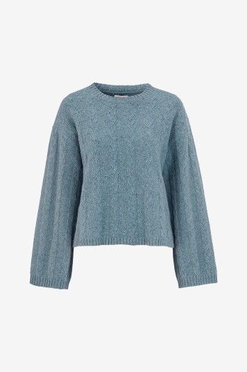 Newhouse   Tweed genser Tanya   Blå