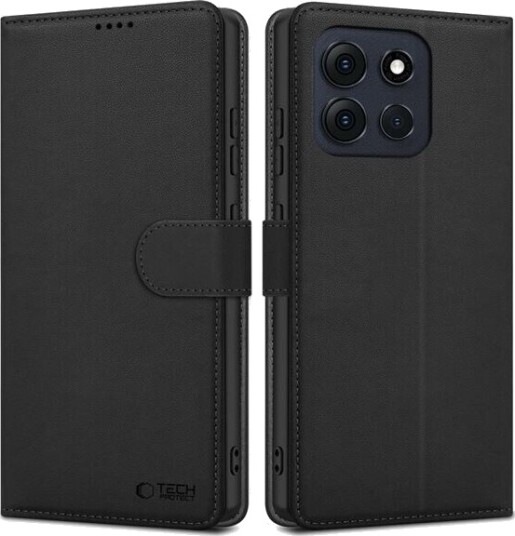 Tech Protect Wallet Case for Motorola Moto G56 5G Black