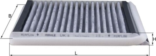 Kupefilter MAHLE LAK 8 Kupefilter MAHLE LAK 8