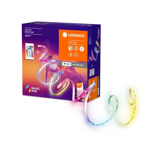 Ledvance - SMART+ Flex Magic - 550lm, 22W, WiFi, RGB+827-865, 5m Ledvance - SMART+ Flex Magic - 550lm, 22W, WiFi, RGB+827-865, 5m