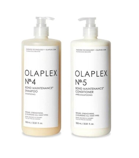 Olaplex Bond Maintainance Shampoo Nº 4 1000 ml + Olaplex Bond Maintainance Conditioner Nº5 1000 ml Olaplex Bond Maintainance Shampoo Nº 4 1000 ml + Olaplex Bond Maintainance Conditioner Nº5 1000 ml