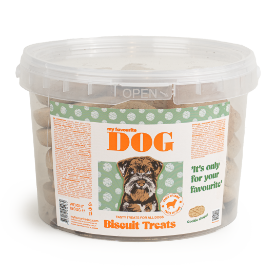 Kaker med lammesmak 1,2kg til hund - My Favourite Dog