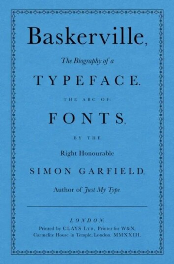 Baskerville Av Simon Garfield