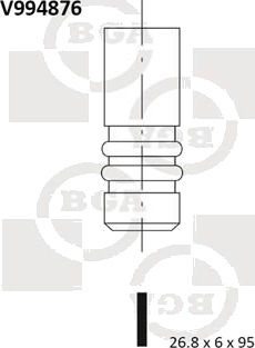 BGA V994876 Innløpsventil