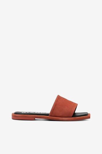 Bianco Sandaler Slides Orange