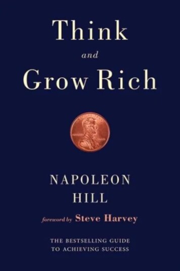Think and Grow Rich av Napoleon Hill - Businesslitteratur i Pocketformat Think and Grow Rich av Napoleon Hill - Businesslitteratur i Pocketformat