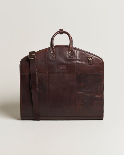 Loake Shoemakers London Leather Suit Carrier Brown