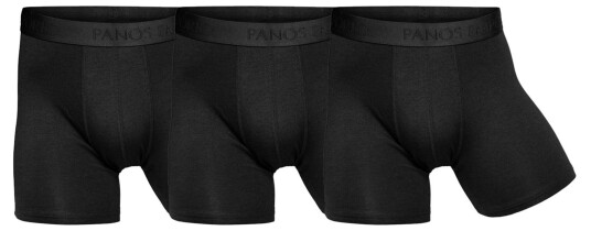 Panos Emporio 3pk Base Bamboo Boxer Black XXXL