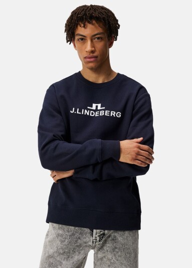 J.lindeberg Alpha Crew Neck Jl Navy L Sweatshirts