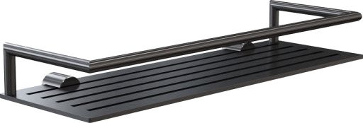 Frost NOVA2 såpehylle 2 360 mm børstet svart Frost NOVA2 såpehylle 2 360 mm børstet svart