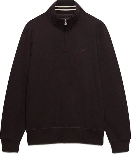 Superdry Essential Serif Logo Half Zip HERITAGE PORT MARL M Superdry Essential Serif Logo Half Zip HERITAGE PORT MARL M