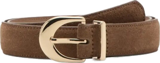 Mango Oval Buckle Belt   Brown   S