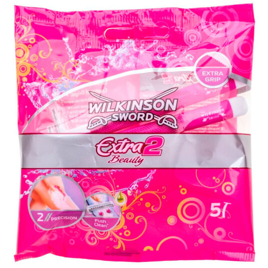 Wilkinson Engangsskraper Woman Extra 2 Beauty 5 stk. Wilkinson Engangsskraper Woman Extra 2 Beauty 5 stk.