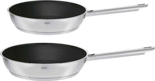 Rösle   PureElements stekepannesett 2 deler 20/28 cm stål/svart
