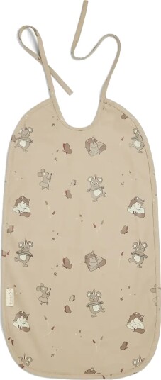 Nuuroo Alberte Long Bib Coated Beige One Size