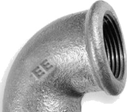 Kne 90° A1 3/4" Galvanisert