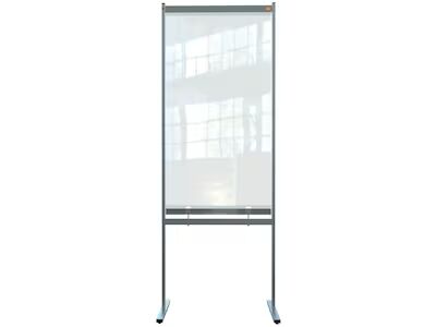 Nobo skjermvegg Premium Plus, klar PVC - 78x206cm