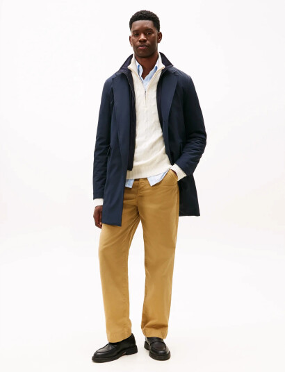 Tommy Hilfiger Dc Padded Performance Coat - Navy - L