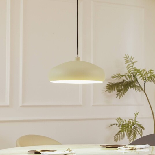 Lindby hengelampe Elover lysegrønn Ø 45 cm jern
