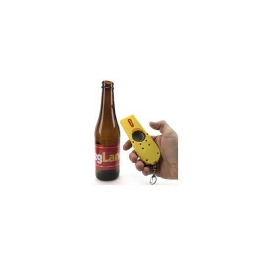 Bottle cap shooting gun flaskeåpner med blinkskyting!