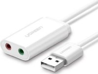 Ugreen - Lydkort - 16-bit - 48 kHz - stereo - USB 2.0 Ugreen - Lydkort - 16-bit - 48 kHz - stereo - USB 2.0