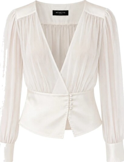 Nenette Dame Bluser & Skjorter Hvit S,
