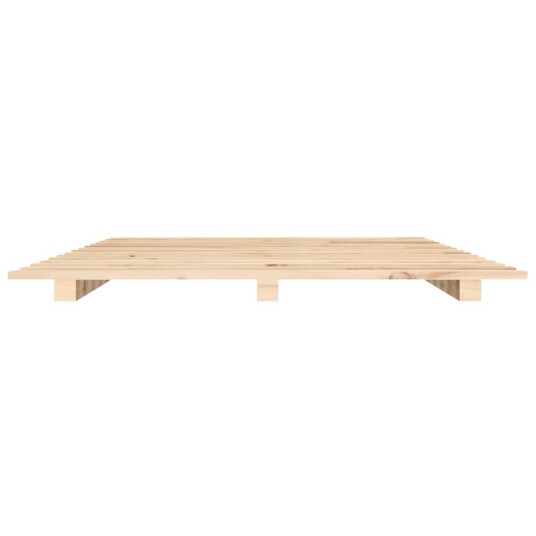 vidaXL Sengeramme 120x200 cm heltre furu
